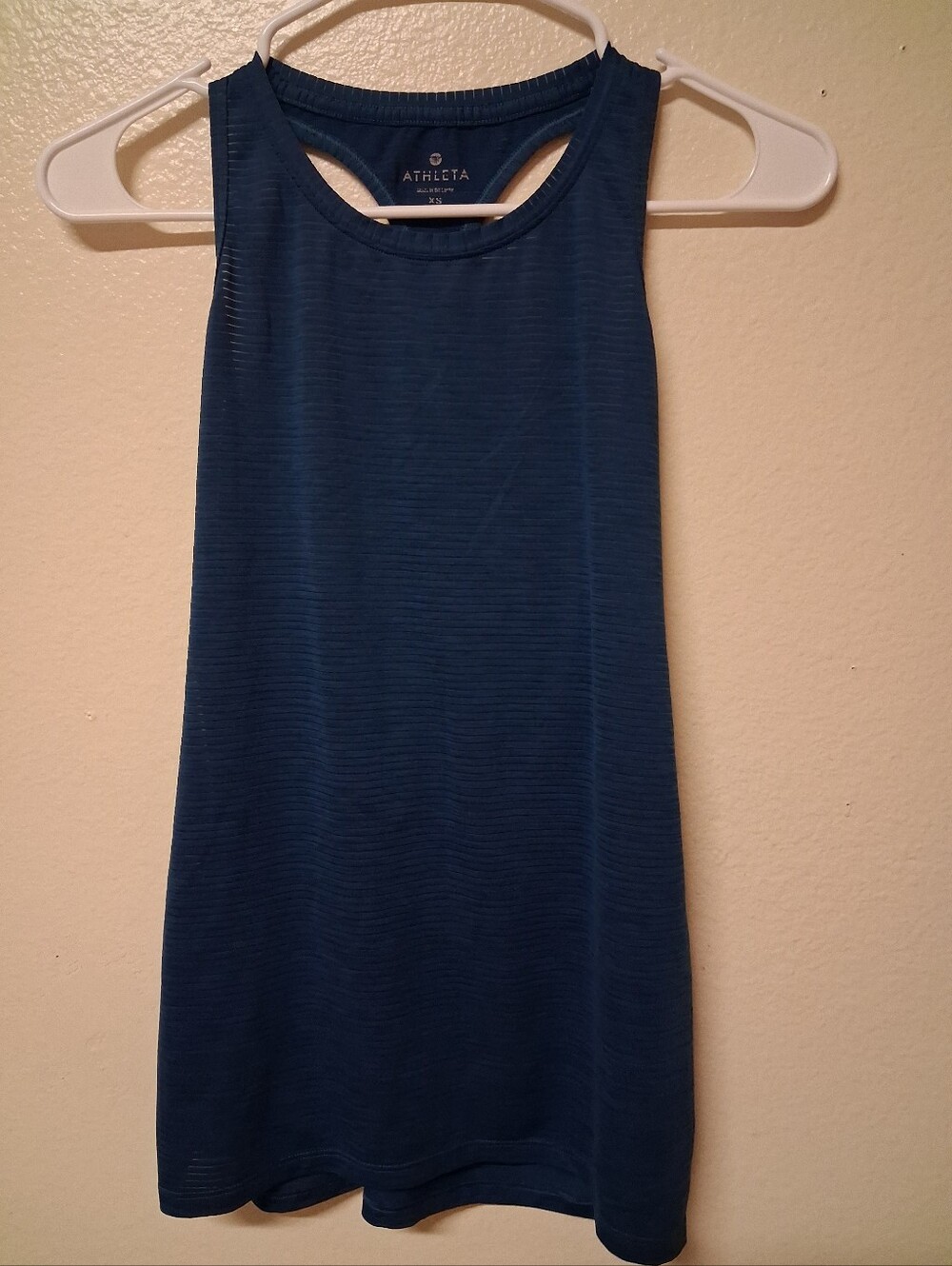 Athleta Navy Blue Racerback Tank In XS